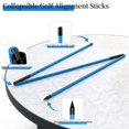 thumbnail image 3 of Bastones de Alineación para Golf MoKo 122 cm Plegables Set de 2, 3 of 7