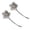 Gray, Black, variant on Linnome Vintage Flower Shaped Curtain Tiebacks Resin Magnetic Drapery Holdbacks with Strong Magnets and Rope No Drill Decorative Window Curtain Holders 6.69x3.15in