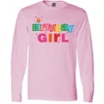 thumbnail image 3 of Inktastic Birthday Girl Letters Long Sleeve T-Shirt, 3 of 5