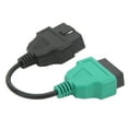 thumbnail image 1 of ABS OBD2 Scanner Cable, Practical OBD2 Diagnostic Cable Durable Stable Performance  For Car Green, 1 of 8