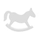 thumbnail image 2 of Caballo mecedor de madera para decoración de mesa, adorno de moda para hogar, figura de caballo mecedor para entrada, hogar, festival, estantería., 2 of 9