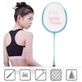 thumbnail image 4 of Fyydes 1 Pair Durable Sport Badminton Racket Aluminium Alloy Battledore With Carry Bag, 1 Pair Badminton Racket, Sport Badminton Racket, 4 of 9