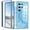 Blue, variant on Casetego Phone Case for Galaxy S25 Ultra,Clear Magnetic Case,[Yellow Resistant] Slim Fit Shockproof Transparent Crystal Clear Magnetic Case for Samsung Galaxy S25 Ultra,Deep Purple