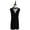 Black, variant on Summer Womens Casual Solid Sleeveless Choker V Neck Layering Knit Tunic Shirt