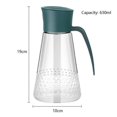 thumbnail image 2 of Cooking Container Bottle,Glass Olive Oil and Barbecue Marinade Dispenser Bottle With Scale and Non-Slip Handle for Kitchen, 2 of 5