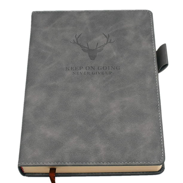 Libreta A5 rayada, tapa dura, 360 páginas, papel premium de 80 g/m2 para notas, planificación, estudio, viajes, dibujos, bocetos y proyectos (azul)