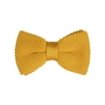 thumbnail image 1 of CORBATA DE LAZO PREATADA PARA HOMBRES INSPIRADA CHIC, CON CORREA AJUSTABLE, COLOR SÓLIDO, TEJIDA, AMARILLA, 1 of 5