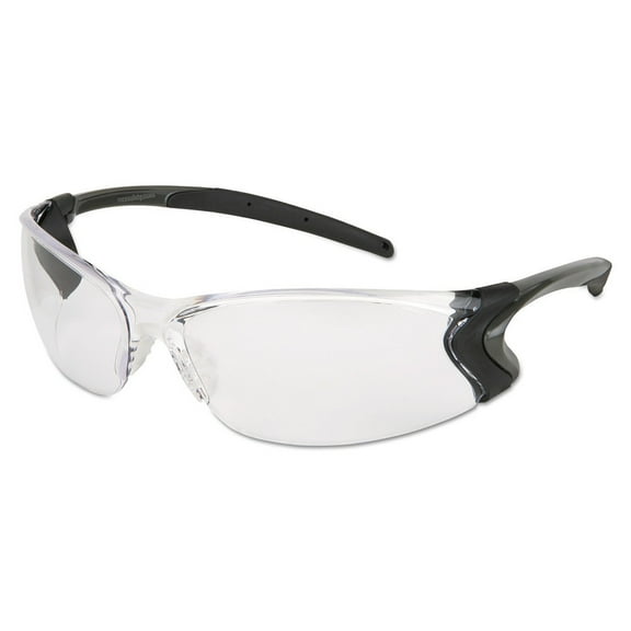 Crews BD110PF BACKDRAFT GUN METAL COLOR  CLEAR MAX6 LENS