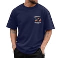 thumbnail image 4 of Ramiter Men's 250th America Anniversary Casual Printed T-Shirt American Flag Shirt Men 250 Years of Freedom Shirt(Dark Blue,2XL), 4 of 6