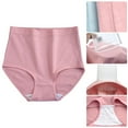 thumbnail image 5 of Xmarks 1/5 PackWomen's Underwear Cotton High Waist Briefs Soft Underwear Super Stretchy Briefs Full Coverage Soft Breathable Ladies Pantie, 5 of 8