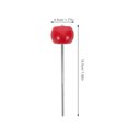 thumbnail image 2 of TABLZONE Batteur à Pédale en Bois Rouge Durable pour Grosse Caisse, Instrument de Percussion, 2 of 8