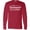 Red, variant on Inktastic From Sacramento California in White Distressed Text Long Sleeve T-Shirt
