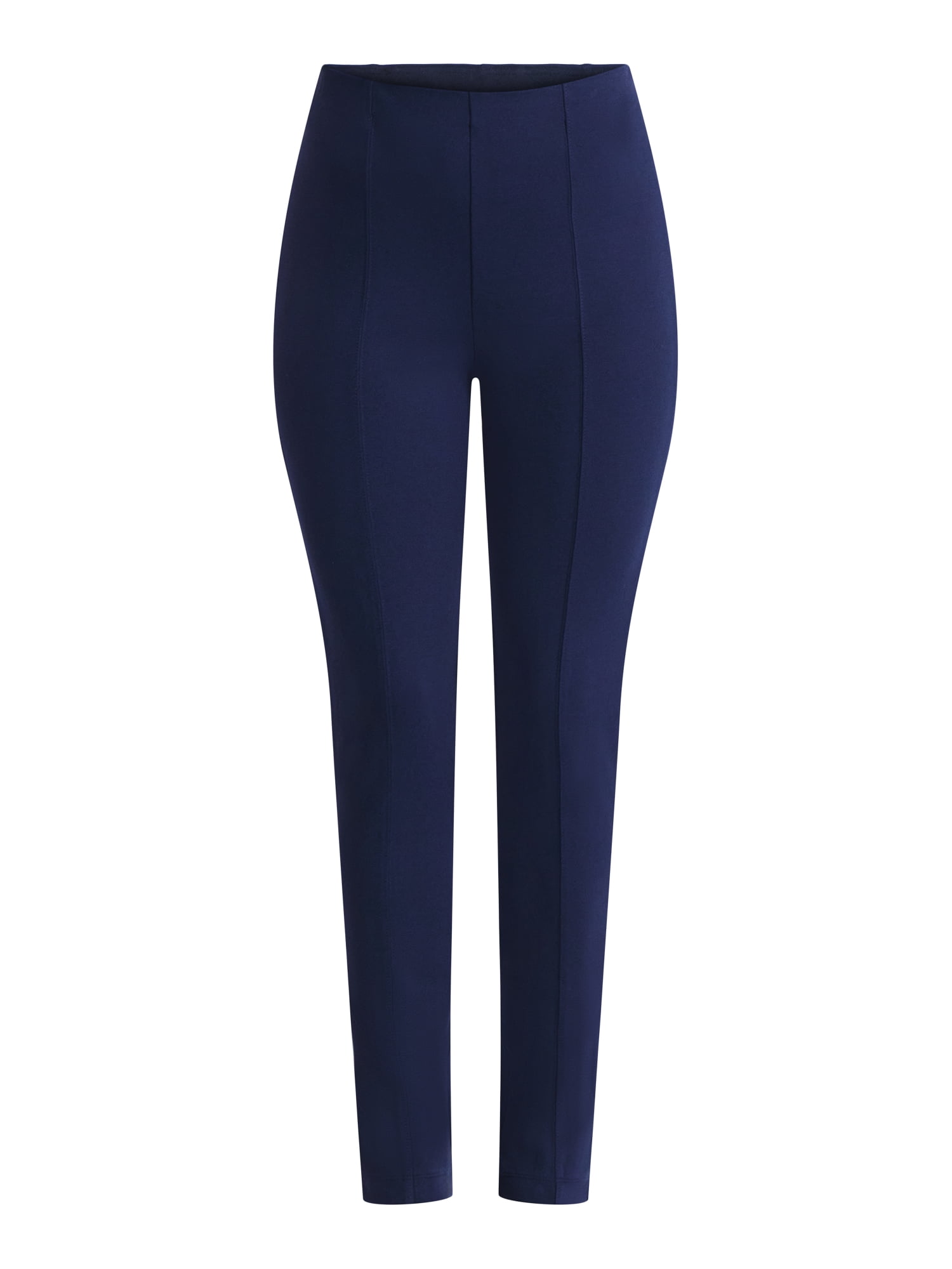 Time and Tru Women's Ponte Knit Skinny Pants, 29" Inseam, Sizes XS-XXL
