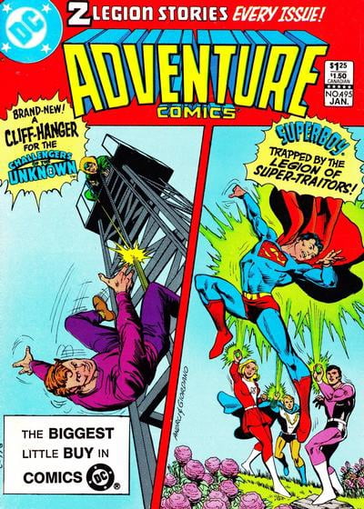 Cover of Adventure Comics #495
