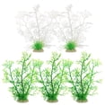thumbnail image 1 of Planta de acuario, decoración de plantas artificiales de plástico para pecera, juego de 5 piezas, 1 of 5