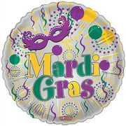 Mardi Gras Celebration Foil Balloon