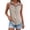 *Brown, variant on Women's Striped Sleeveless Button Down Shirt, Collared Casual Blouse Blue,Women's Plus L