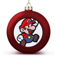 thumbnail image 1 of Bolas navideñas de Super Mario, decoración navideña, bolas para festivales, fiestas, adornos para árboles, 1 of 5