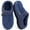 Dark Blue, variant on Ecetana House Slippers for Men Memory Foam Fuzzy Slippers Non Slip House Shoes for Men Indoor/Outdoor