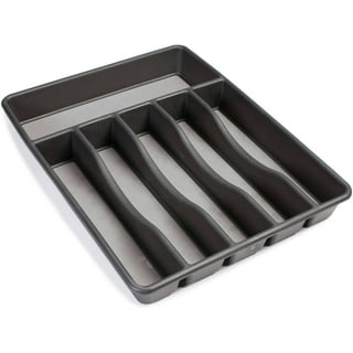 Cabilock Kitchen Drawer Organizer With Lid:3 Pcs Flatware Tray Silverware  Tray Kitchen Cutlery Tray and Utensil Storage Container for Flatware and