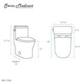 thumbnail image 6 of Swiss Madison Sublime II One-Piece Round Ceramic Toilet Side Flush 1.28 GPF, 6 of 13