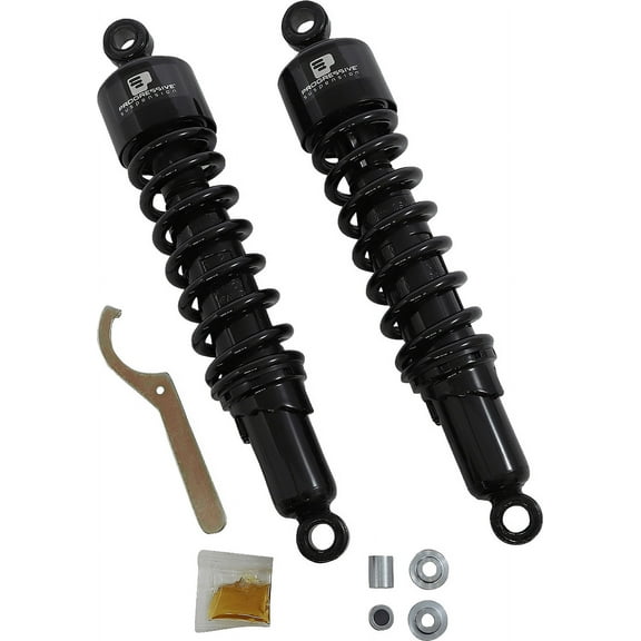412 Series Magnum Steel Spring 14.25in. Shock, Black
