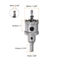 thumbnail image 2 of Uxcell 2Pcs Sierra de Agujero de Metal Cortador de Carburo 35mm / 1-3/8" Dia para Metal, Acero Inoxidable, 2 of 7