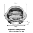 thumbnail image 3 of Bgsha Grille Ronde de Sortie d'Air en Acier Inoxydable pour Mur Extérieur, Chauffage et Refroidissement, Couvercle d'Évent, 3 of 10