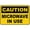 Warning Sign 2, variant on Caution Men at Work Orange Sign - 8"x12" Reflective Aluminum Metal Warning Signage with Symbol for Indoor Outdoor