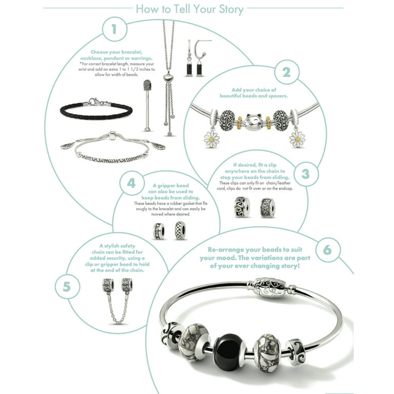 Fit Pandora Charm Bracelets Birthstone Filigree Charm Bracelet Spacers  Beads for Jewelry Making
