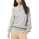 thumbnail image 1 of Michael Kors suéter con hombros descubiertos para mujer, gris, extra pequeño, 1 of 1
