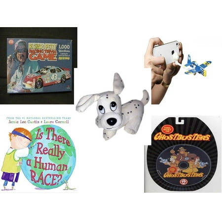 Children's Gift Bundle [5 Piece] -  Richard Petty Racing Trivia  - AppGear Foam Fighters Pacific Mobile App  iPhone Android - Rhode Island Novelty Dalamation Dog  5
