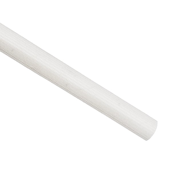 Uxcell 9.8Ft-12mm Alta TEMP Manga de Silicona de Fibra de Vidrio Aislante Protectores de Cable Blanca