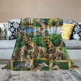 thumbnail image 2 of Orinice  Cute Giraffe Blanket Animal Giraffe Gifts Super Soft Giraffe Fleece Throw Blanket for Women Girls Lightweight Warm Flannel Blanket for Couch Bed Sofa Birthday Valentines Day Gifts  50x60in, 2 of 6
