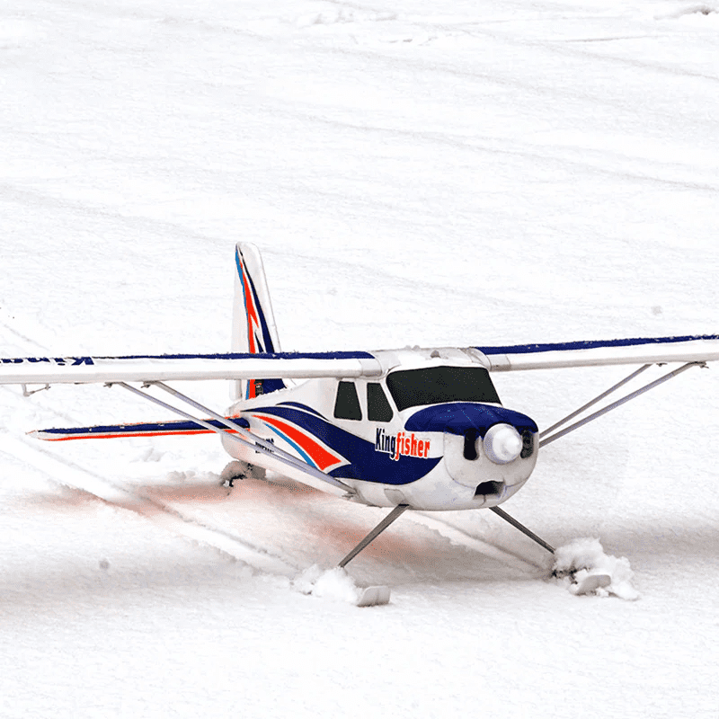 FMS 1400mm Kingfisher PNP with Reflex V3, Wheels, Floats, Skis, Flaps
