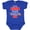 Royal Blue, variant on Inktastic Little Sister and Biggest Fan Baseball Glove and Bat Girls Baby Bodysuit