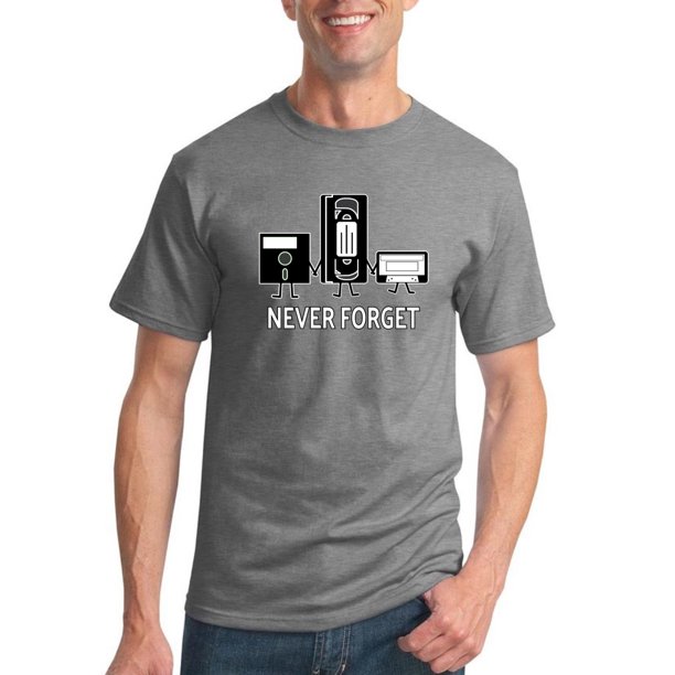 never forget vhs t shirt