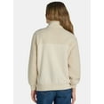 thumbnail image 3 of Time and Tru Women's Quilted Fleece Pullover, Sizes S-XXXL, 3 of 5