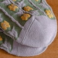 thumbnail image 4 of Women Vintage Pink Floral Patterned Cute Ruffle Cotton Ankle Socks 5 Pairs, 4 of 7