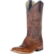 S1106 Anderson Bean Mens Tobacco Yeti-13in Brass Explosion Top Cowboy Boot