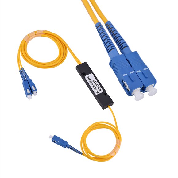 SC Optical Fiber Splitter Low Insertion Loss  Stability Compact Design, Only Occupy a Little Space, Can Be Installed Directly in Variety of Fiber Optical Exchange Box