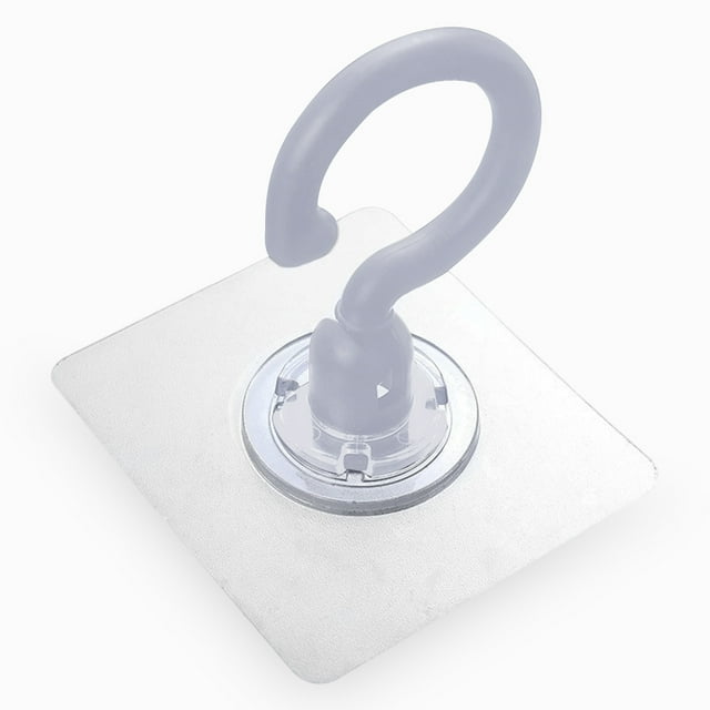 sweethay Gancho giratorio autoadhesivo para montaje en pared, techo debajo del mostrador, colgador de almacenamiento para dormitorio, organizador de Gris 1 Pc sweethay HA062169-02B