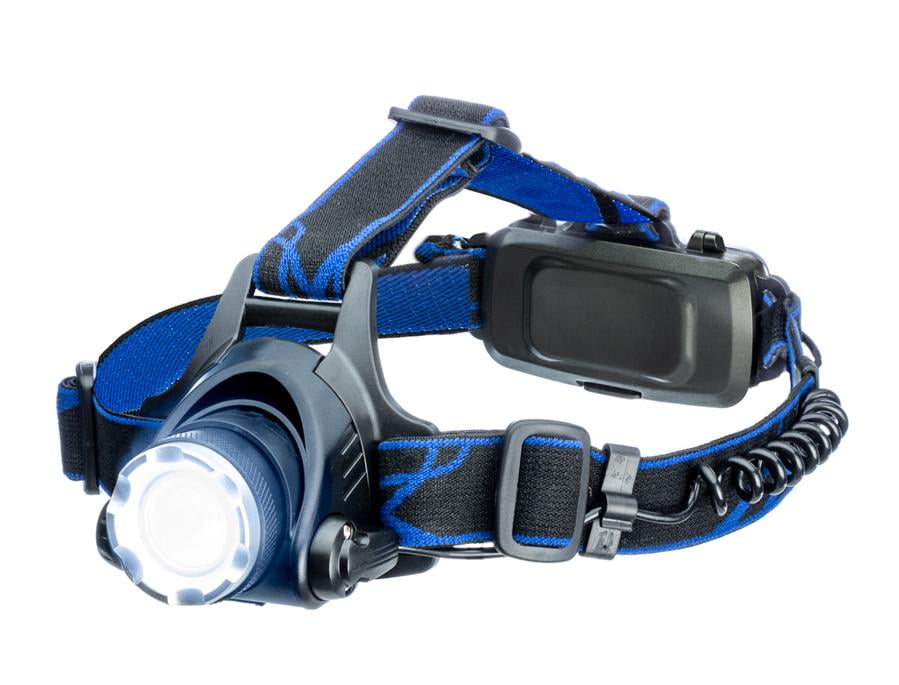 Adjustable Focus Zoom Zooming Rechargeable Pivoting Headlamp Head Work