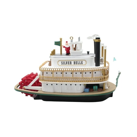 Hallmark Ornament: 1997 Santa s Showboat | QLX7465 | Light and Sound | Non-Mint Box
