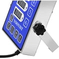 thumbnail image 3 of Precision Kitchen Timers for Cooking – 6 Channel Commercial Kitchen Timer Restaurant Kitchen Supplies – Stainless Steel Digital LED Chef Cooking Timer – Reminder Function, Loud Alarm, Blue, 3 of 5