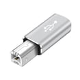 thumbnail image 1 of Advancent Adaptador USB tipo c para el hogar y la Oficina con equipo de conector, dispositivo convertidor de adaptación rápido de a Accesorios para instrumentos musicales Cabeza recta/Gris, 1 of 6
