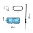 thumbnail image 4 of Cubierta protectora a presión de encendido y apagado para auriculares de PC para Nothing Ear 2 (azul), 4 of 4