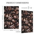 thumbnail image 5 of Kll Coffee Bean Wall Plate,Gloss Finish,Standard Size 1 - 5" X 3", Polycarbonate Thermoplastic,Electric Receptacle Plug Covers, 5 of 8