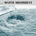 thumbnail image 5 of Bathroom Rug Non Slip Bath Mat for Bathroom (16 x 24, Light Blue) Water Absorbent Soft Microfiber Shaggy Bathroom Mat Machine Washable Bath Rug for Bathroom Thick Plush Rugs for Shower, 5 of 6