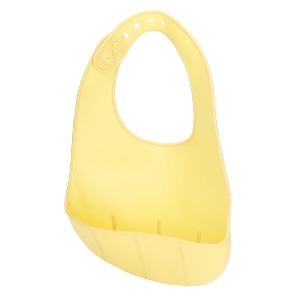 Babero de Silicona ANGGREK Ajustable Suave Impermeable Fácil de Limpiar Para Comer
